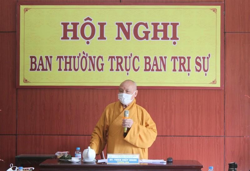 Hòa thượng Thích Nhật Quang chủ trì buổi họp Hòa thượng Thích Nhật Quang chủ trì buổi họp