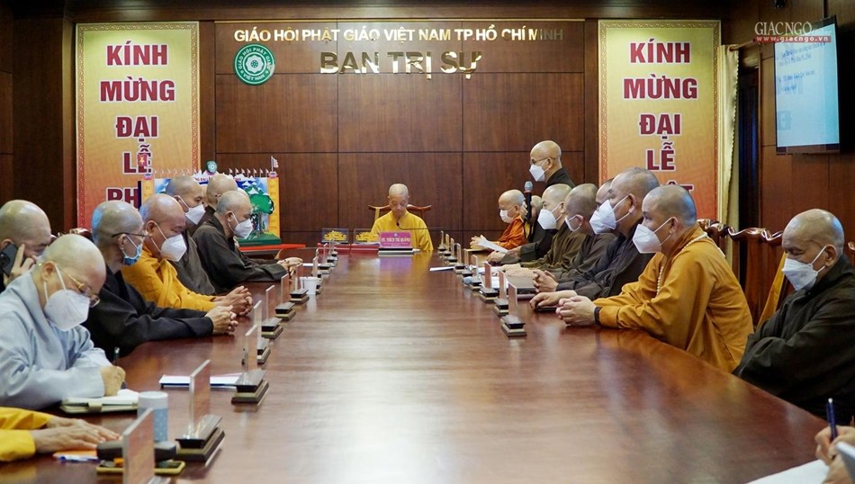 Ban Thường trực góp ý một số công việc chuẩn bị Đại lễ Phật đản, An cư kiết hạ Ban Thường trực góp ý một số công việc chuẩn bị Đại lễ Phật đản, An cư kiết hạ