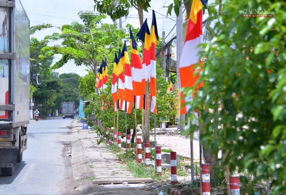 Sắc màu hân hoan chào mừng đại hôi trên đường phố Sắc màu hân hoan chào mừng đại hôi trên đường phố