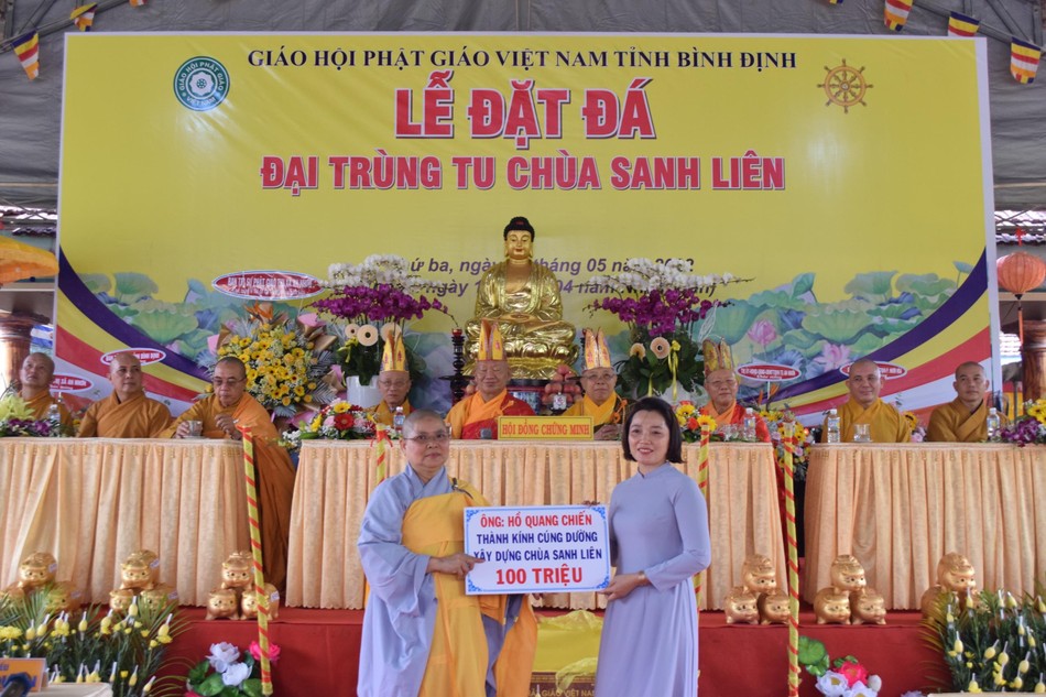 Cúng dường xây dựng chùa Sanh Liên Cúng dường xây dựng chùa Sanh Liên