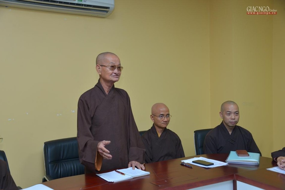 Hòa thượng Thích Huệ Văn đã phát biểu khai mạc Hòa thượng Thích Huệ Văn đã phát biểu khai mạc