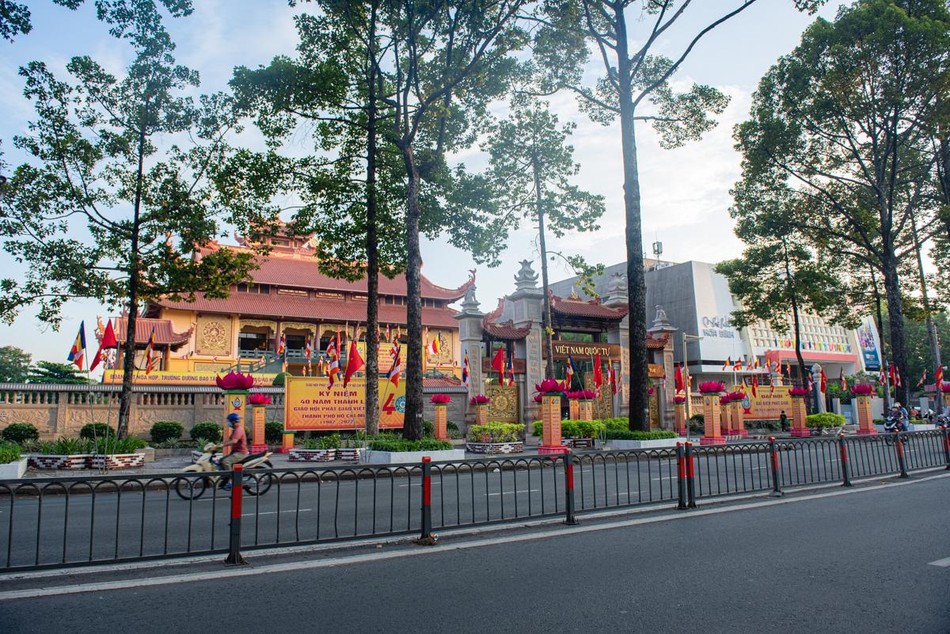 Việt Nam Quốc Tự, nơi diễn ra đại hội Phật giáo TP.HCM lần thứ X - Ảnh: Đăng Huy Việt Nam Quốc Tự, nơi diễn ra đại hội Phật giáo TP.HCM lần thứ X - Ảnh: Đăng Huy