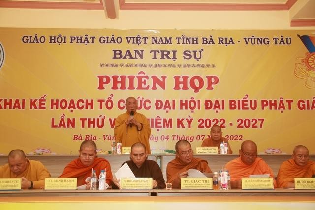 Hòa thượng Thích Quảng Hiển đúc kết hội nghị Hòa thượng Thích Quảng Hiển đúc kết hội nghị