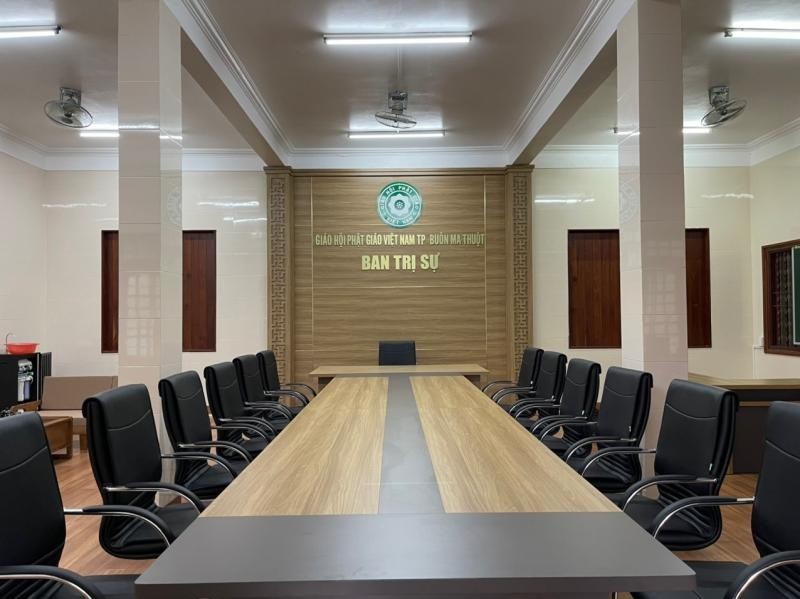 Văn phòng mới của Ban Trị sự GHPGVN TP.Buôn Ma Thuột đặt tại Sắc tứ Khải Đoan