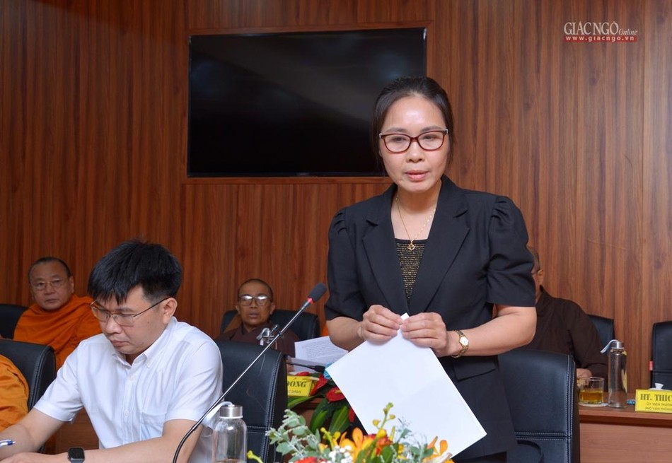 Bà Trần Thị Minh Nga trân trọng ghi nhận, đánh giá cao thành tựu hoạt động Phật sự của GHPGVN Bà Trần Thị Minh Nga trân trọng ghi nhận, đánh giá cao thành tựu hoạt động Phật sự của GHPGVN