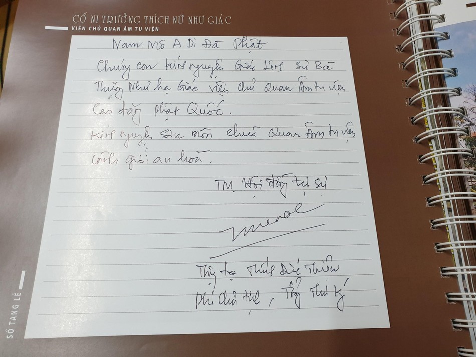 Thượng tọa Thích Đức Thiện viết lời phân ưu, cầu nguyện Thượng tọa Thích Đức Thiện viết lời phân ưu, cầu nguyện