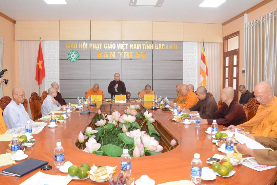 Buổi họp thường kỳ của Ban Thường trực Ban Trị sự Phật giáo tỉnh Bạc Liêu Buổi họp thường kỳ của Ban Thường trực Ban Trị sự Phật giáo tỉnh Bạc Liêu
