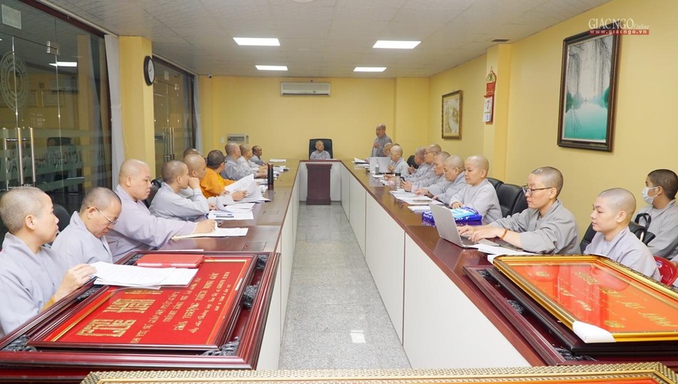 Buổi họp nhằm rà soát, kiểm tra tiến độ công tác tổ chức Đại lễ tưởng niệm Buổi họp nhằm rà soát, kiểm tra tiến độ công tác tổ chức Đại lễ tưởng niệm