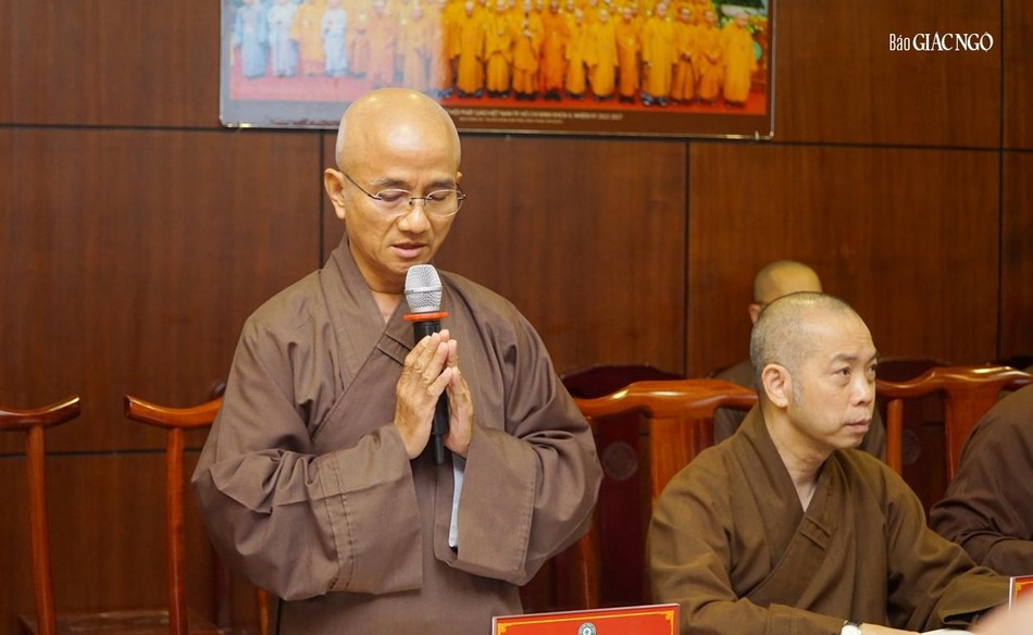 Thượng tọa Thích Thiện Quý trình các hoạt động Phật sự của Phật giáo TP.HCM Thượng tọa Thích Thiện Quý trình các hoạt động Phật sự của Phật giáo TP.HCM