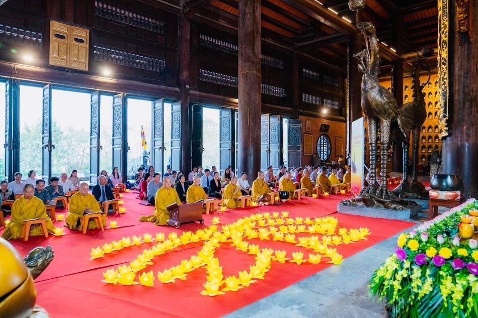 Lễ cầu nguyện quốc thới dân an tại chùa Bái Đính