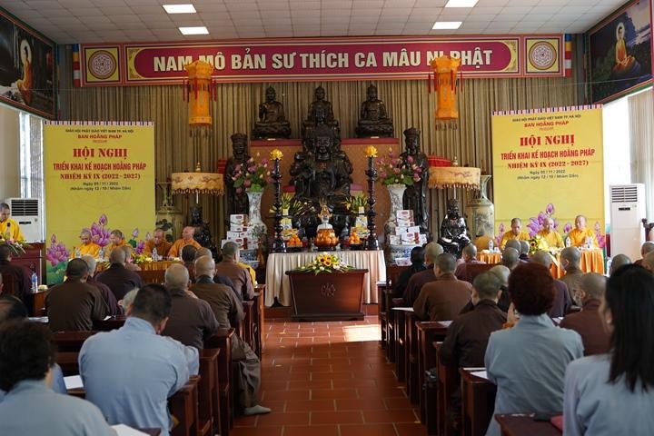 Nhiều Phật sự nhiệm kỳ 2022-2027 của Ban Hoằng pháp Phật giáo TP.Hà Nội được triển khai