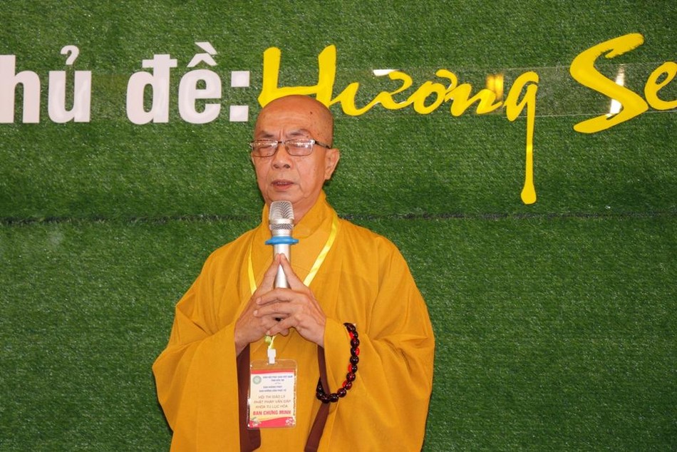 Hòa Thượng Thích Nhựt Tấn tán thán Ban Tổ chức Hòa Thượng Thích Nhựt Tấn tán thán Ban Tổ chức