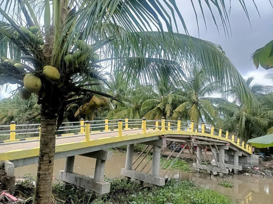 Khánh thành cầu Tường Nguyên 458 với chiều ngang 3,3 mét, chiều dài 27 mét tại ấp Tân Thành, xã Tân Mỹ - Ảnh: T.N Khánh thành cầu Tường Nguyên 458 với chiều ngang 3,3 mét, chiều dài 27 mét tại ấp Tân Thành, xã Tân Mỹ - Ảnh: T.N