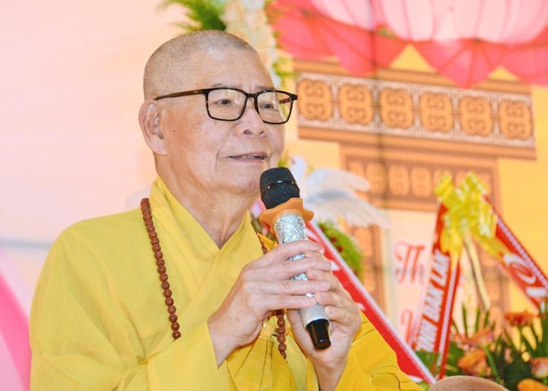 Hòa thượng Thích Châu Quang ban đạo từ