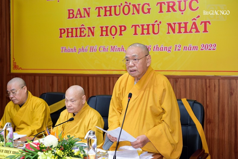 Hòa thượng Thích Thiện Pháp đóng góp ý kiến Hòa thượng Thích Thiện Pháp đóng góp ý kiến