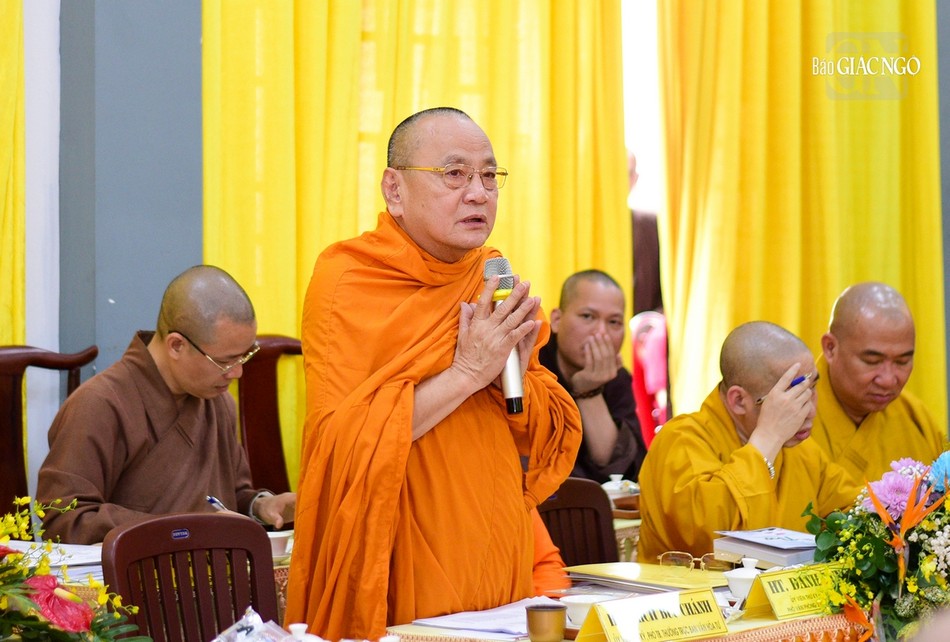 Hòa thượng Thích Bửu Chánh đóng góp ý kiến Hòa thượng Thích Bửu Chánh đóng góp ý kiến