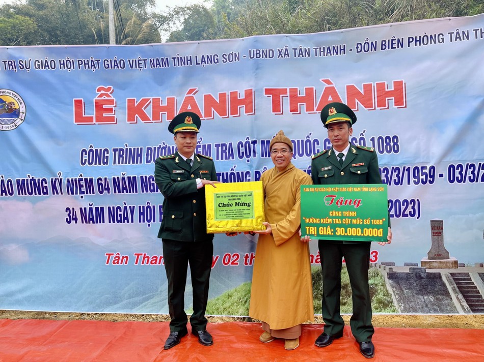 Đại đức Thích Bản Chung tại buổi lễ Đại đức Thích Bản Chung tại buổi lễ