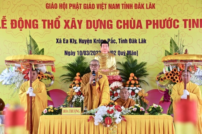 Hòa thượng Thích Châu Quang ban đạo từ