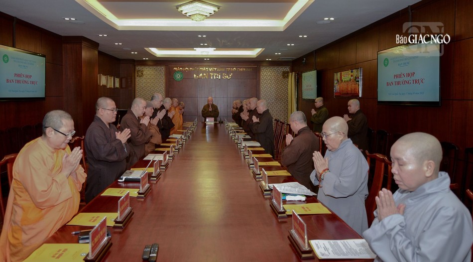 Phiên họp của Ban Thường trực Ban Trị sự GHPGVN TP.HCM sáng 17-3-2023 Phiên họp của Ban Thường trực Ban Trị sự GHPGVN TP.HCM sáng 17-3-2023