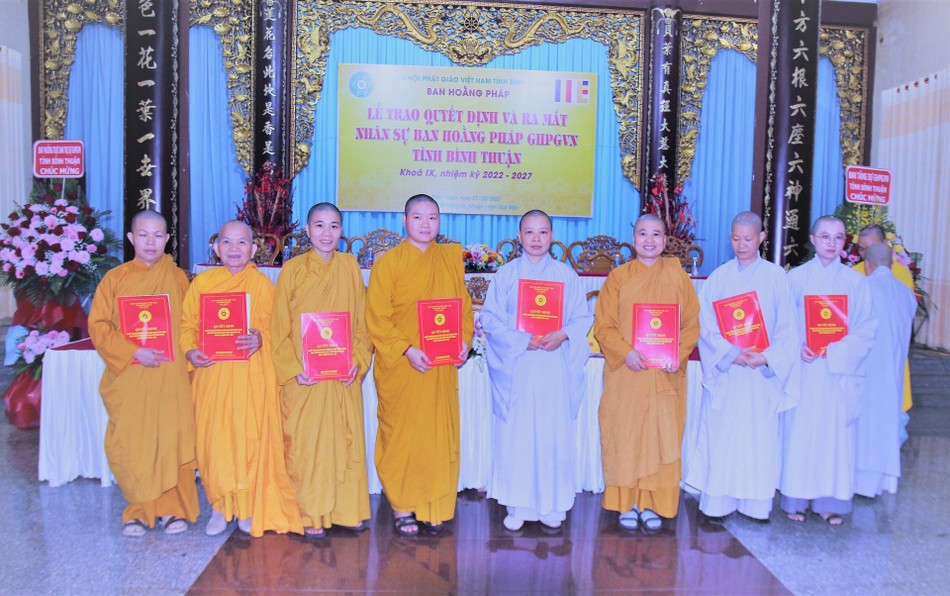 Thành viên Ban Hoằng pháp nhận quyết định Thành viên Ban Hoằng pháp nhận quyết định