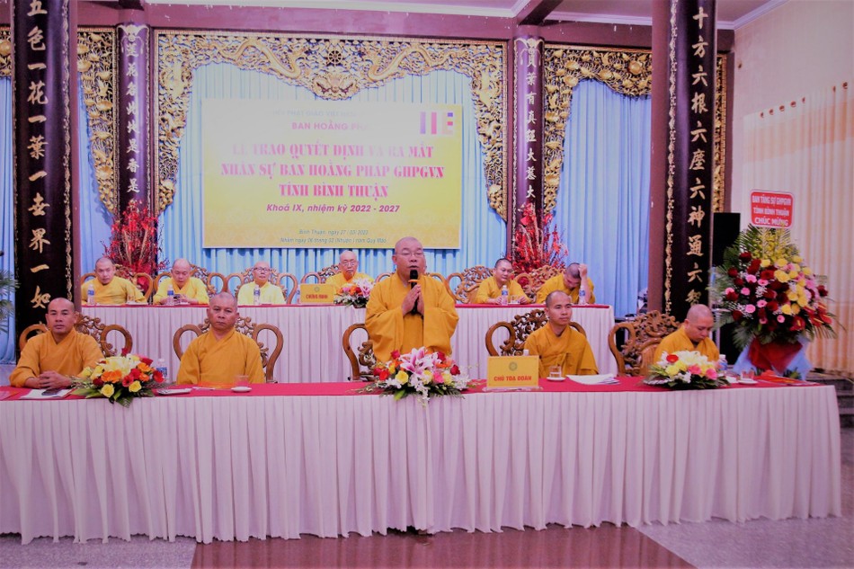 Thượng tọa Thích Pháp Huệ phát biểu khai mạc Thượng tọa Thích Pháp Huệ phát biểu khai mạc