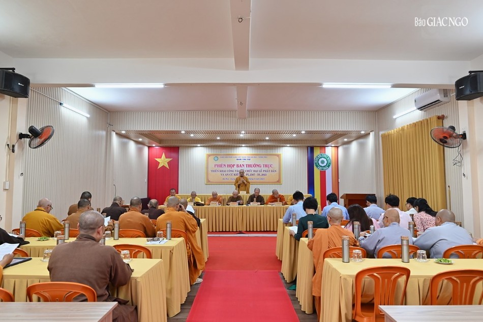 Quang cảnh buổi họp của Ban Thường trực Ban Trị sự tỉnh Quang cảnh buổi họp của Ban Thường trực Ban Trị sự tỉnh