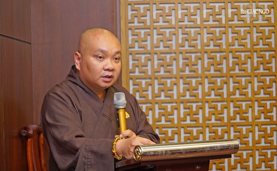Thượng tọa Thích Trung Nguyện triển khai các nội dung mới của Hiến chương tu chỉnh lần thứ VII