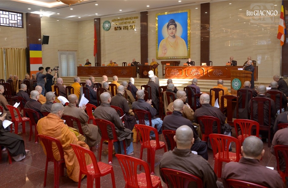 Buổi họp mở rộng của Ban Trị sự GHPGVN TP.HCM sáng 3-5-2023 tại hội trường Việt Nam Quốc Tự Buổi họp mở rộng của Ban Trị sự GHPGVN TP.HCM sáng 3-5-2023 tại hội trường Việt Nam Quốc Tự