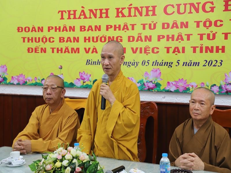 Hòa thượng Thích Thanh Điện đã ban đạo từ Hòa thượng Thích Thanh Điện đã ban đạo từ