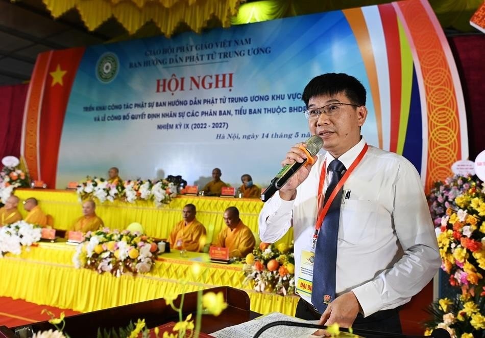Ông Lê Minh Khánh phát biểu tại hội nghị