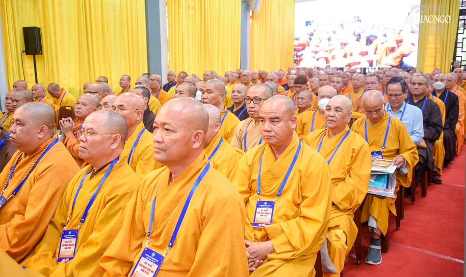 Đại biểu Ban Trị sự GHPGVN tỉnh thành tham dự