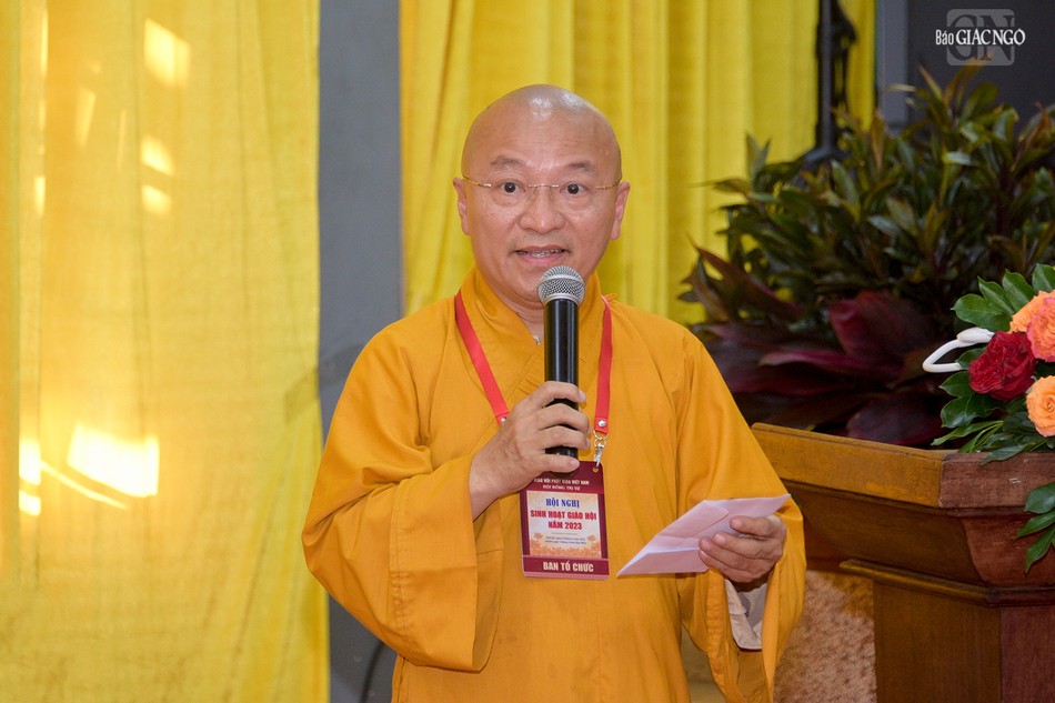 Thượng tọa Thích Nhật Từ đề xuất nhiều vấn đề tại hội nghị Thượng tọa Thích Nhật Từ đề xuất nhiều vấn đề tại hội nghị