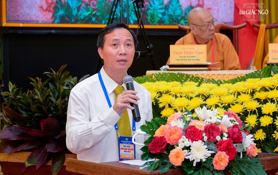 Ông Vũ Hoài Bắc phát biểu tại hội nghị