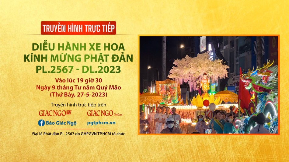 Sẽ truyền hình trực tiếp hình ảnh diễu hành xe hoa lúc 19 giờ 30 ngày 9-4-Quý Mão Sẽ truyền hình trực tiếp hình ảnh diễu hành xe hoa lúc 19 giờ 30 ngày 9-4-Quý Mão