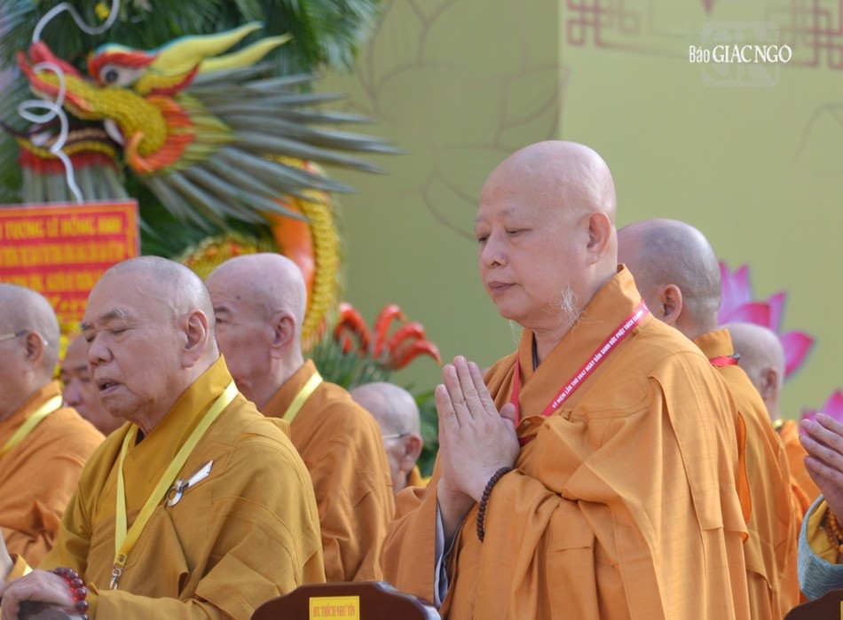 Nghi thức niệm Phật cầu gia hộ, chào Quốc kỳ, Đạo kỳ