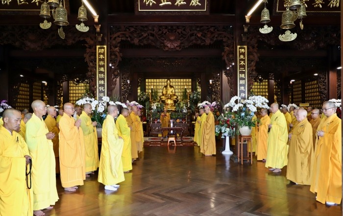 Lễ tác pháp an cư của chư Tăng Ban Trị sự GHPGVN tỉnh Lễ tác pháp an cư của chư Tăng Ban Trị sự GHPGVN tỉnh