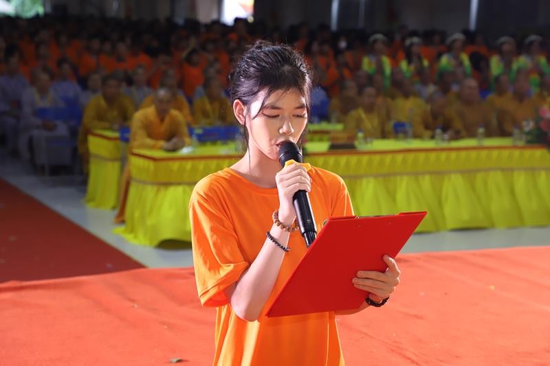 Đại diện trại sinh phát biểu Đại diện trại sinh phát biểu