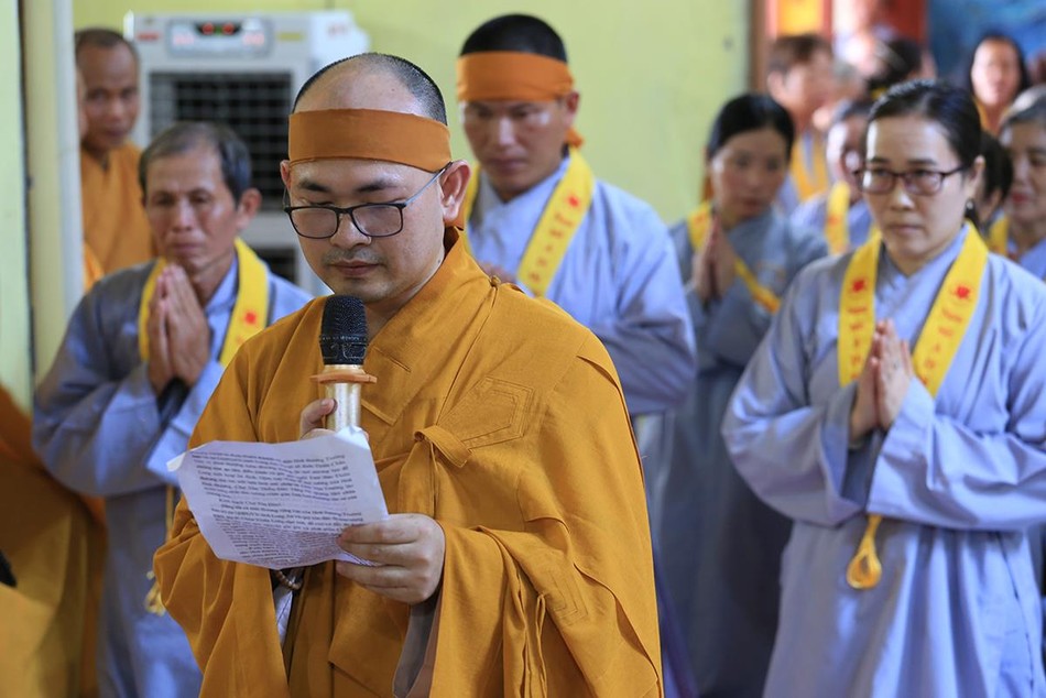 Đại đức Thích Giác Đức phát nguyện nhận nhiệm vụ Đại đức Thích Giác Đức phát nguyện nhận nhiệm vụ