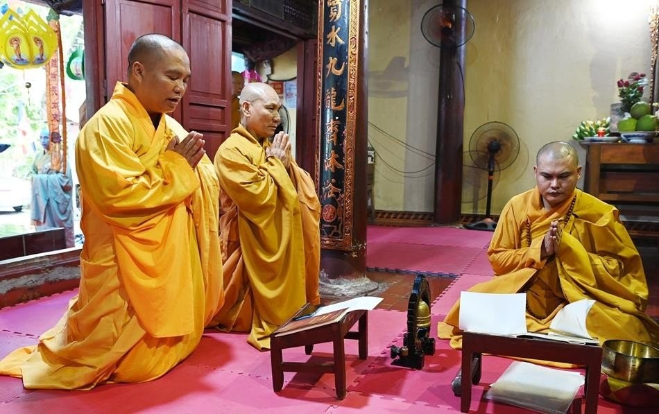 Lễ tác bạch hậu an cư tại trường hạ chùa Cam Lộ