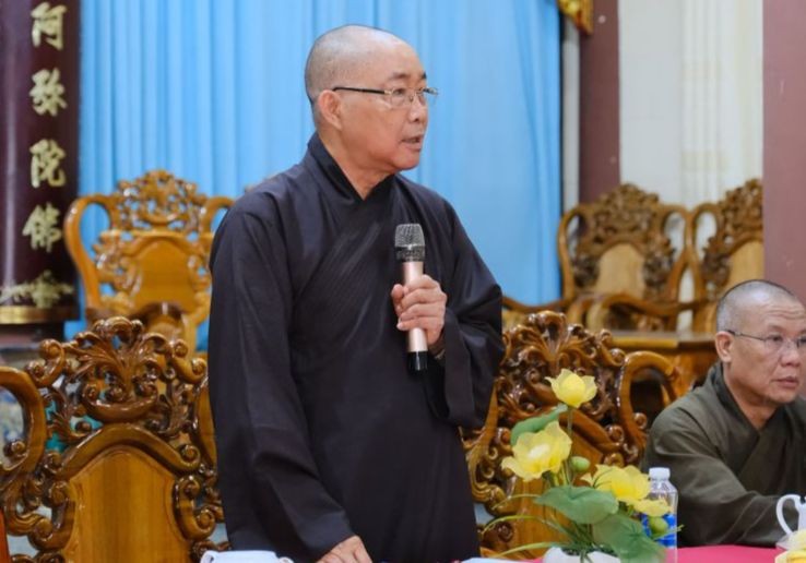 Hòa thượng Thích Minh Nhật phát biểu khai mạc hội nghị Hòa thượng Thích Minh Nhật phát biểu khai mạc hội nghị