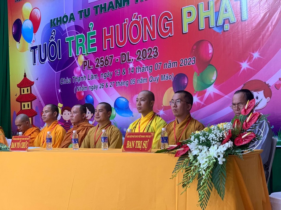 Chư tôn đức chứng minh, tham dự khóa tu