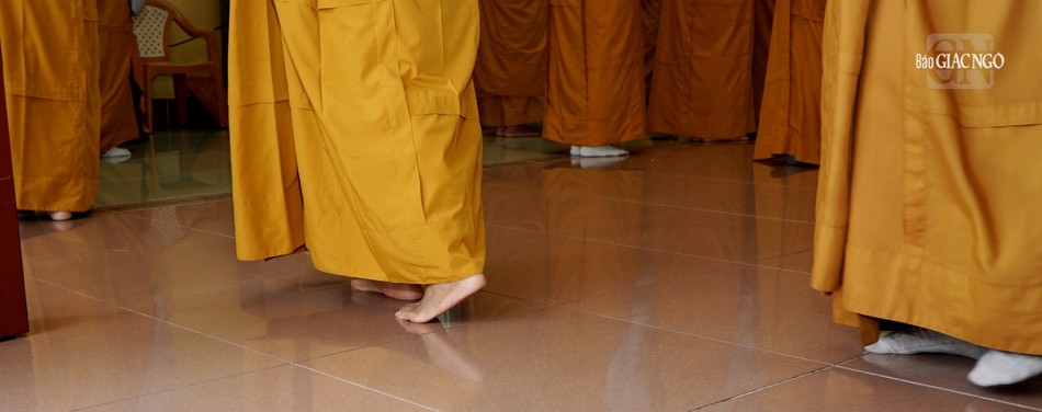 Mỗi bước chân tỉnh thức, góp phần làm nên nét đẹp trong tu học của chư Ni tại đây