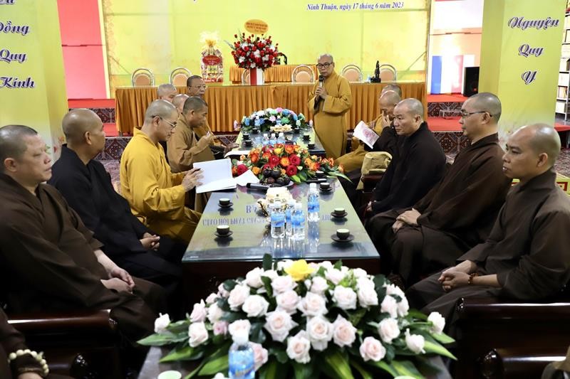 Ban Trị sự GHPGVN tỉnh Ninh Thuận tiếp chư tôn đức đoàn Phân ban Phật tử dân tộc T.Ư Ban Trị sự GHPGVN tỉnh Ninh Thuận tiếp chư tôn đức đoàn Phân ban Phật tử dân tộc T.Ư