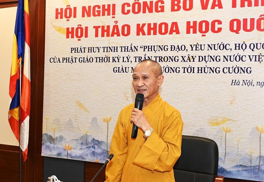 Hòa thượng Thích Thanh Điện phát biểu khai mạc hội nghị Hòa thượng Thích Thanh Điện phát biểu khai mạc hội nghị