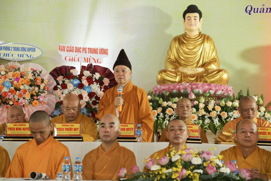 Hòa thượng Thích Thanh Quyết tán dương tinh thần học tập của Tăng Ni sinh Quảng Nam Hòa thượng Thích Thanh Quyết tán dương tinh thần học tập của Tăng Ni sinh Quảng Nam