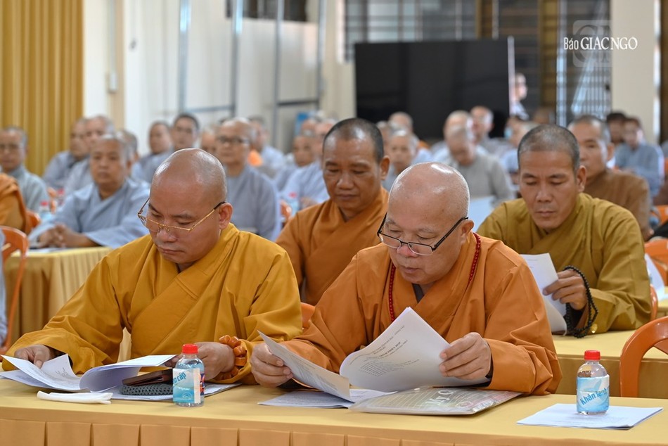 Chư tôn đức các tiểu ban thuộc Ban Tổ chức Đại giới đàn Minh Nguyệt tham dự họp Chư tôn đức các tiểu ban thuộc Ban Tổ chức Đại giới đàn Minh Nguyệt tham dự họp