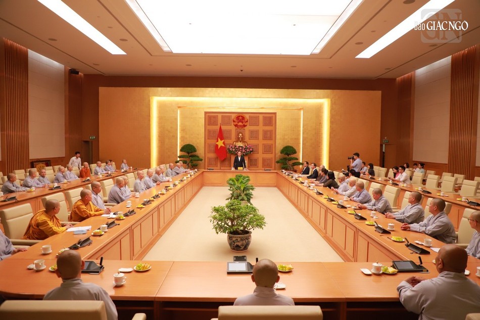 Quang cảnh buổi tiếp tại Văn phòng Chính phủ Quang cảnh buổi tiếp tại Văn phòng Chính phủ