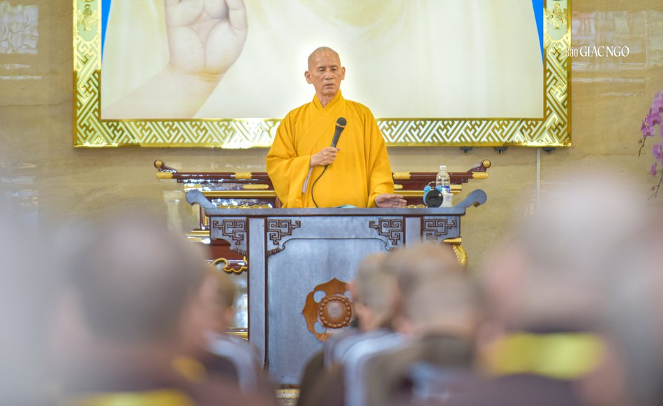Hòa thượng Thích Thiện Thống nêu duyên khởi của Quy chế Ban Tăng sự T.Ư và 6 mục tiêu hướng đến của T.Ư GHPGVN