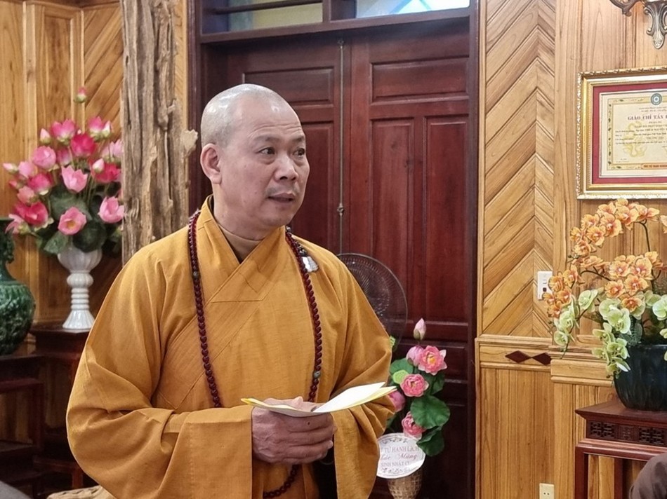 Thượng tọa Trưởng ban Trị sự GHPGVN tỉnh Thái Nguyên chủ trì buổi họp Ban Thường trực Thượng tọa Trưởng ban Trị sự GHPGVN tỉnh Thái Nguyên chủ trì buổi họp Ban Thường trực