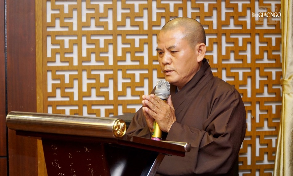 Đại đức Thích Thuần Tại trình báo cáo hoạt động Phật sự năm 2023 Đại đức Thích Thuần Tại trình báo cáo hoạt động Phật sự năm 2023